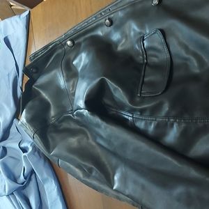 Gmilano fake leather jacket